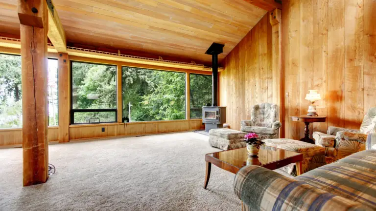 log cabin flooring