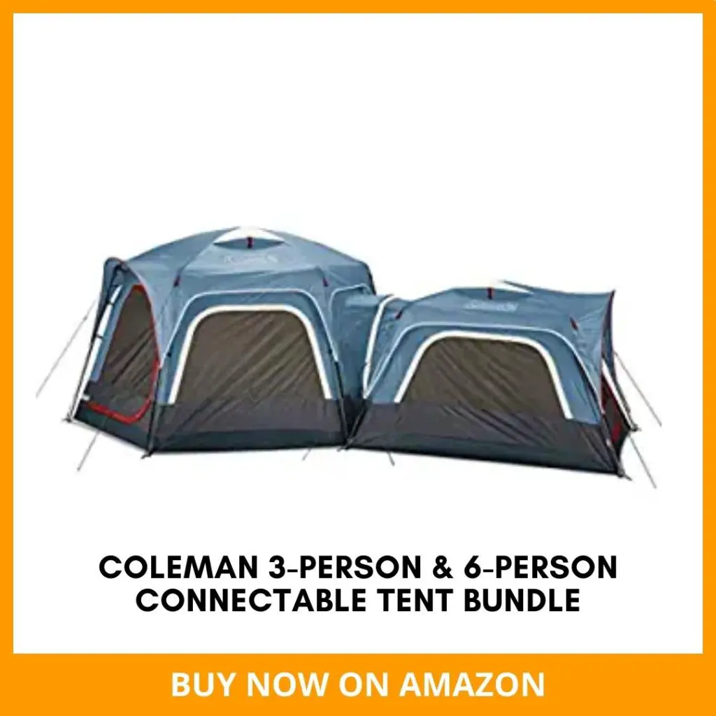 log cabin camping tent