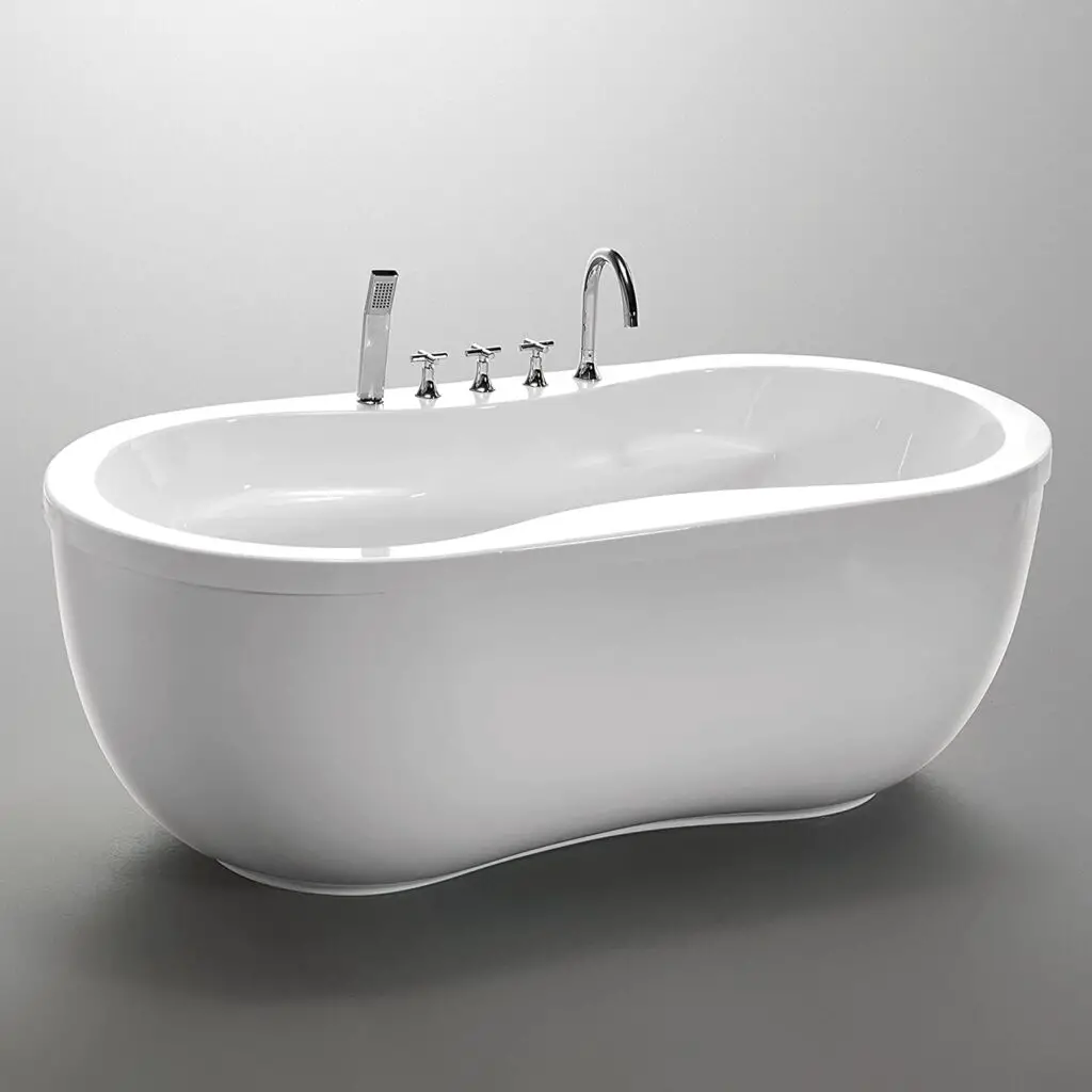oval cozy bath tub