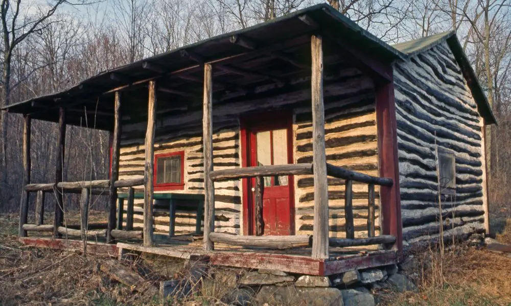 log hunting cabin